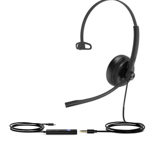 Yealink TEAMS-UH34SE-M-C Teams Certified Wideband Noise Cancelling Headset