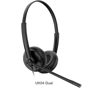 Yealink UH34-D-MS UH34 Dual Teams USB Headset, Lightweight, All Day Wearing Comfort Yealink UH34-D-MS UH34 Dual Teams USB Headset, Lightweight, All Day Wearing Comfort