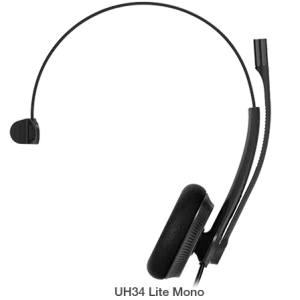 Yealink UH34-L-M-MS UH34 Lite Mono Teams USB Headset, Lightweight, All Day Wearing Comfort Yealink UH34-L-M-MS UH34 Lite Mono Teams USB Headset, Lightweight, All Day Wearing Comfort
