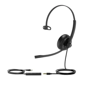 Yealink UH34-SE-M-UCUH34 Special Edition Mono UC USB Headset, USB-A 3.5mm, Audio Clarity Yealink UH34-SE-M-UC UH34 Special Edition Mono UC USB Headset, USB-A 3.5mm, Audio Clarity