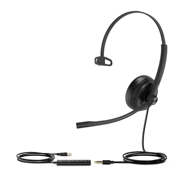 Yealink UH34-SE-M-UCUH34 Special Edition Mono UC USB Headset, USB-A 3.5mm, Audio Clarity Yealink UH34-SE-M-UC UH34 Special Edition Mono UC USB Headset, USB-A 3.5mm, Audio Clarity