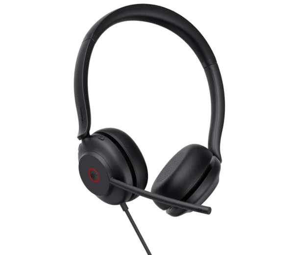 Yealink UH35-D-UC-C/A UH35 Dual UC USB-C/A Wired Headset, Microsoft Teams & UC Certified