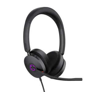 Yealink UH48-D-MS-C/A UH48 Teams USB Wired Headset Hybrid Active Noise Cancellation Yealink UH48-D-MS-C/A UH48 Teams USB Wired Headset Hybrid Active Noise Cancellation