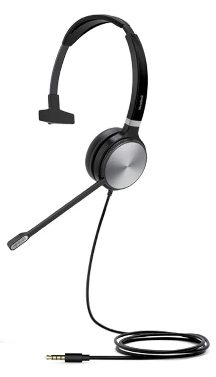 Yealink UHM361 Premium Wideband 3.5mm Mono Headset, For Yealink IP Phones, Controller Not Yealink UHM361 Premium Wideband 3.5mm Mono Headset, For Yealink IP Phones