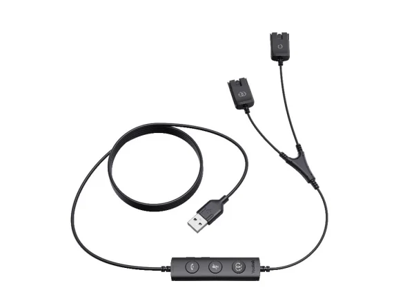 Yealink USB/QD-TC-1ps USB/QD Trainer Cable(1PCS), Y Cable - USB/QD Trainer Cable for YHS series