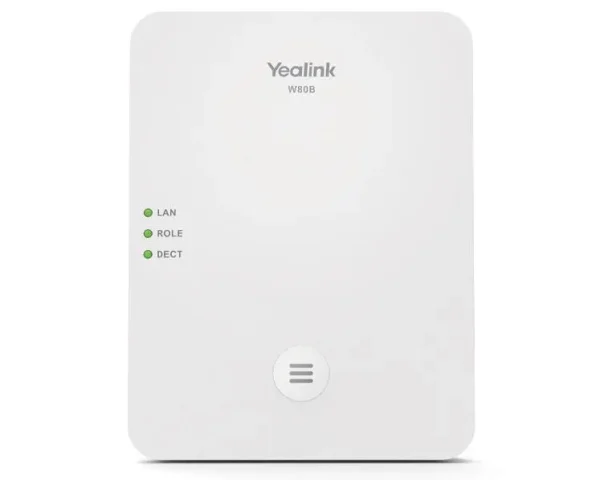 Yealink W80B Wireless DECT IP Multi-Cell System Solution, Up to 100 parallel calls