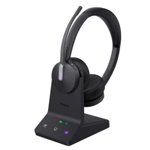 Yealink WH64-H-D-CH-MSWH64 Hybrid Dual with Charging Stand Teams DECT Wireless Headset, DECT & Yealink WH64-H-D-CH-MS WH64 Hybrid Dual with Charging Stand Teams DECT Wireless Headset