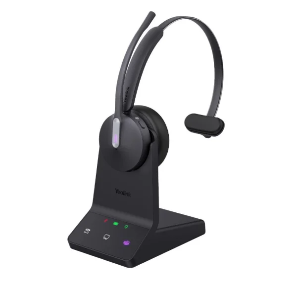 Yealink WH64-M-UC WH64 Mono UC DECT Wireless Headset, DECT & Bluetooth Wireless Technology