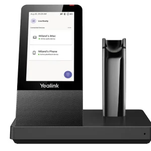 Yealink WHB670 Replacement DECT Base with Touch Screen for WH67 MS and UC Headsets Yealink WHB670 Replacement DECT Base with Touch Screen for WH67 MS and UC Headsets