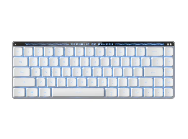 ASUS ROG Falchion RX Blue Low Profile Wireless Gaming Keyboard, Tri-mode Connection, ROG Omni ASUS ROG Falchion RX Blue Low Profile Wireless Gaming Keyboard, Tri-mode Connection