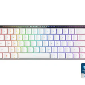 ASUS ROG Falchion RX Red Low Profile Wireless Gaming Keyboard, Tri-mode Connection, ROG Omni ASUS ROG Falchion RX Red Low Profile Wireless Gaming Keyboard, Tri-mode Connection