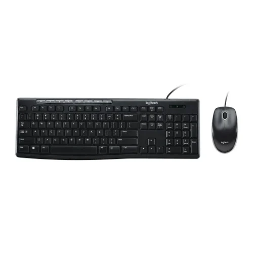 Logitech 920-002693 MK200 USB Media Keyboard and Mouse Combo - 1000dpi USB Full-size Keyboard