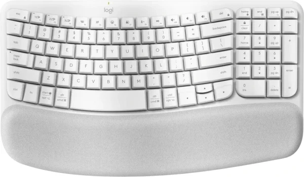 Logitech 920-012282Ergo Series Wave Keys Wireless Ergonomic Keyboard (Off-white) Logitech 920-012282 Ergo Series Wave Keys Wireless Ergonomic Keyboard (Off-white)