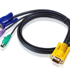 Aten 2L-5203PKVM Cable 3m with VGA & PS/2 to 3in1 SPHD to suit CS7xE, CS13xx, CS17xxA, CS17xxi Aten 2L-5203P KVM Cable 3m with VGA & PS/2 to 3in1 SPHD to suit CS7xE, CS13xx, CS17xxA