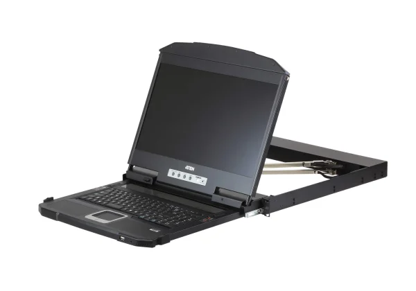 Aten CL3800NW-ATA-AURackmount Dual Rail LCD Console VGA,HDMI,DVI & USB w/ 18.5′ LCD Display Aten CL3800NW-ATA-AU Rackmount Dual Rail LCD Console VGA,HDMI,DVI & USB w/ 18.5' LCD Display