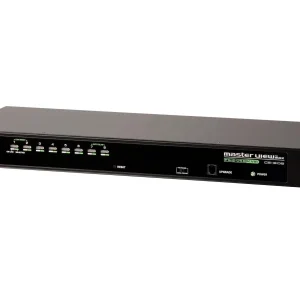 Aten CS1308-AT-U Rackmount KVM Switch 8 Port VGA PS/2-USB, 1x Console cable (VGA, USB