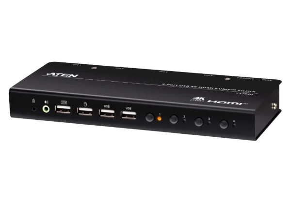 Aten CS784H-AT-U4-Port USB 4K HDMI KVMP™ Switch (Cables included) Aten CS784H-AT-U 4-Port USB 4K HDMI KVMP™ Switch (Cables included)