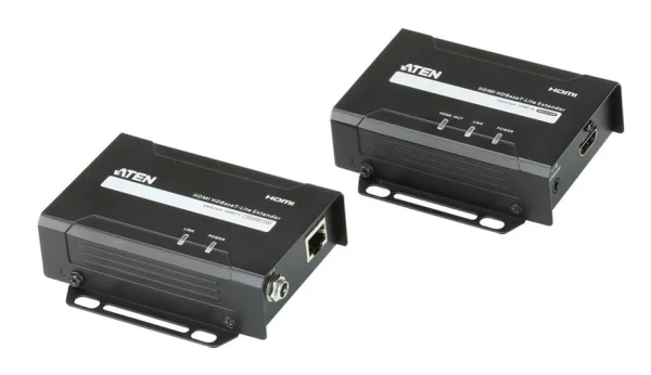 Aten VE801-AT-UHDMI HDBaseT-Lite Extender, supports 1080p @ 70m and 4096 x 2160 @ 30 HZ Aten VE801-AT-U HDMI HDBaseT-Lite Extender