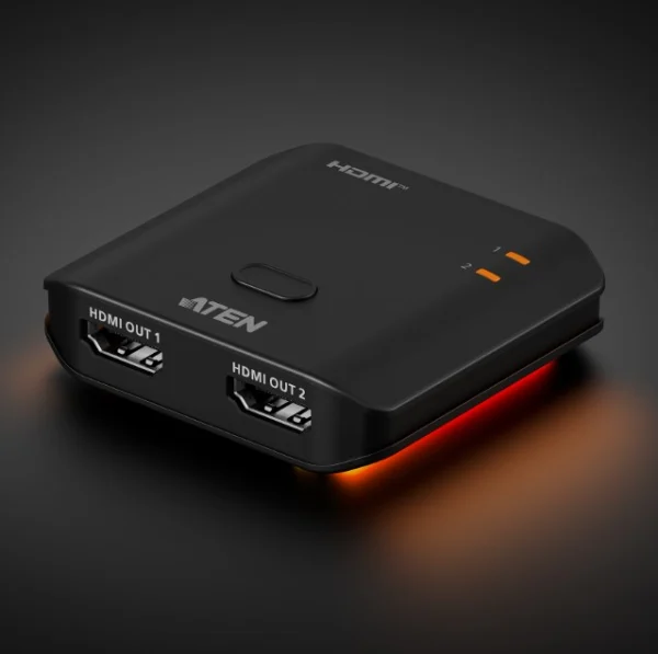 Aten VS5812-ATEssential 2-Port 8K HDMI Splitter, EDID Sync™, One HDMI source shares two 8K @ Aten VS5812-AT Essential 2-Port 8K HDMI Splitter, EDID Sync™
