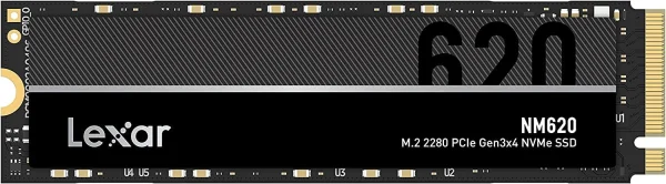 Lexar LNM620X512G-RNNNG Internal SSD 512GB M.2 2280 PCIe Gen3x4, read up to 3500MB/s
