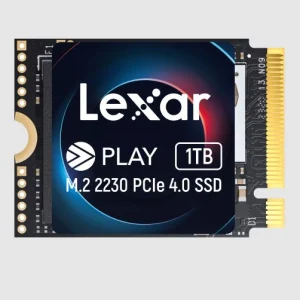 Lexar LNMPLAY001T-RNNNG Internal SSD Play 1TB M.2 2230 PCIe Gen 4x4 NVMe SSD up to 5200MB/s