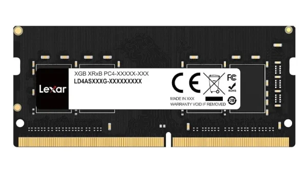 Lexar LD4AS008G-B3200GSST 8GB, DDR4 3200 SODIMM Laptop Memory, CL22 - Blister