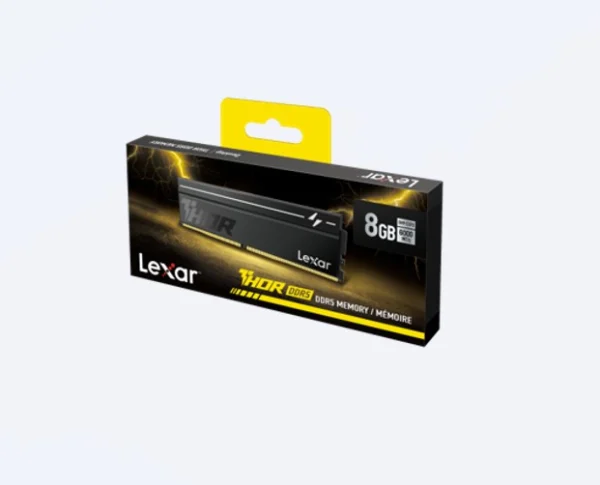 Lexar LD5U08G60C380V-RGS DDR5 Udimm 8GB 6000 Mt/s 1.35V CL38 Thor G2 Heatsink OC Black Intel Lexar LD5U08G60C380V-RGS DDR5 Udimm 8GB 6000 Mt/s 1.35V CL38 Thor G2 Heatsink OC Black Intel