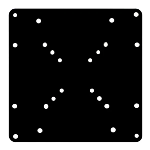 Brateck LCD-201C LCD 200X200 VESA Extension Plate Fit most 23′- 42′ LED, LCD Brateck LCD-201C LCD 200X200 VESA Extension Plate Fit most 23'- 42' LED, LCD