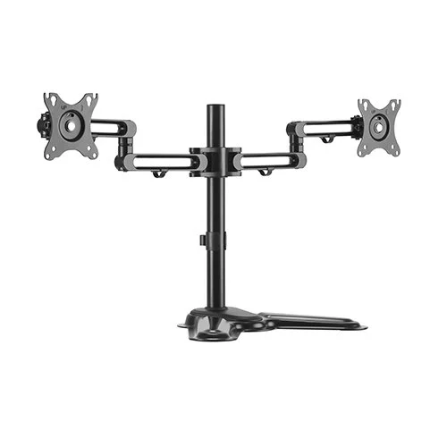 Brateck LDT30-T024 Dual Free Standing Monitor Premium Articulating Aluminum Monitor Stand Fit