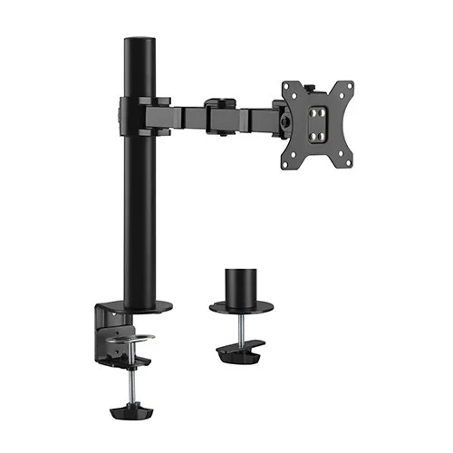 Brateck LDT33-C012 Single Monitor Affordable Steel Articulating Monitor Arm Fit Most 17'-32'
