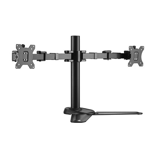 Brateck LDT33-T024 Dual Free Standing Monitors Affordable Steel Articulating Monitor Stand Fit Brateck LDT33-T024 Dual Free Standing Monitors Affordable Steel Articulating Monitor Stand Fit