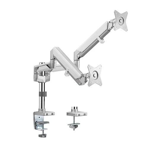 Brateck LDT37-C024P-GGDual Monitors Pole-Mounted Epic Gas Spring Aluminum Monitor Arm Fit Most Brateck LDT37-C024P-GG Dual Monitors Pole-Mounted Epic Gas Spring Aluminum Monitor Arm Fit