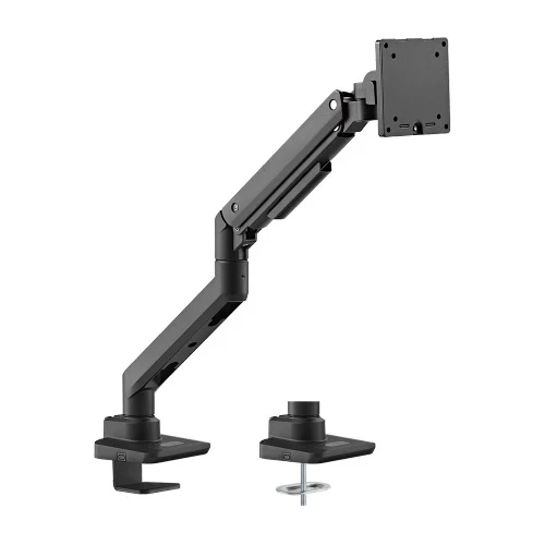 Brateck LDT69-C012 Fabulous Desk-Mounted Heavy-Duty Gas Spring Monitor Arm Fit Most 17'-49'