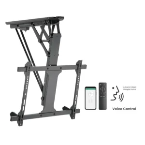 Brateck PLB-M0546AI Smart Flip Down TV Ceiling Mount Powered by TUYA Support most 32' ~ 70'