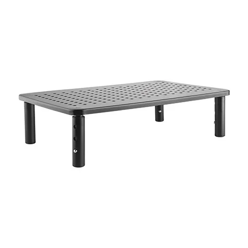 Brateck STB-081 Height Adjustable Steel Monitor/Laptop Stand (370x235x120mm) Fit Screen Size