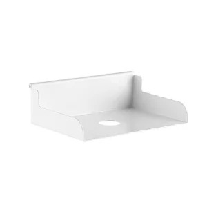 Brateck SW03-10 File Holder, Weight Capacity 3kg-Matte White, 180x120x55mm