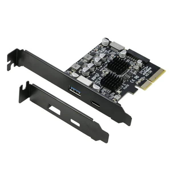 Simplecom EC315 PCIe x4 to 4-Port USB 3.2 Gen II 10Gbps Type-C and Type-A Simplecom EC315 PCIe x4 to 4-Port USB 3.2 Gen II 10Gbps Type-C and Type-A