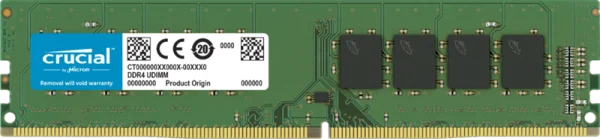 Crucial CT16G4DFRA32A-P 16GB (1x16GB) DDR4 UDIMM 3200MHz CL22 1.2V Unbuffered Desktop PC Crucial CT16G4DFRA32A-P 16GB (1x16GB) DDR4 UDIMM 3200MHz CL22 1.2V Unbuffered Desktop PC