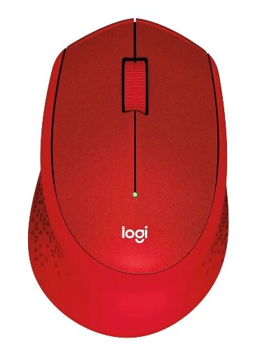 Logitech 910-004916 M331 SILENT PLUS Wireless Mouse RED DPI (Min/Max): 1000± 1-Year Limited