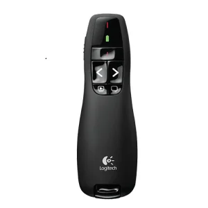 Logitech 910-001361R400 Wireless Presenter, 15m Range, Red laser pointer Battery indicator Logitech 910-001361 R400 Wireless Presenter, 15m Range