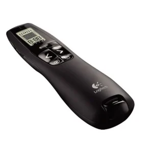 910-001358 (LS) Logitech R800 Laser Presentation Remote LCD display time tracking 30m Range