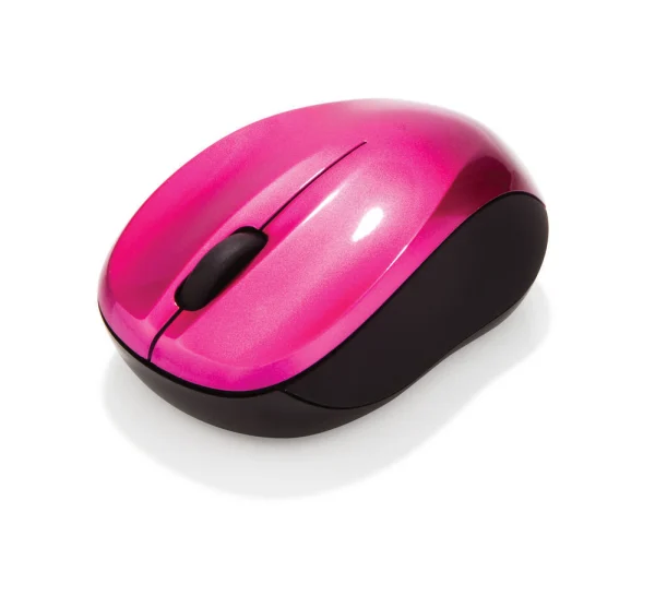 Verbatim GO Nano Hot Pink Mouse 2.4GHz Wireless Optical, Ultra Compact, 3 Buttons, 1600dpi