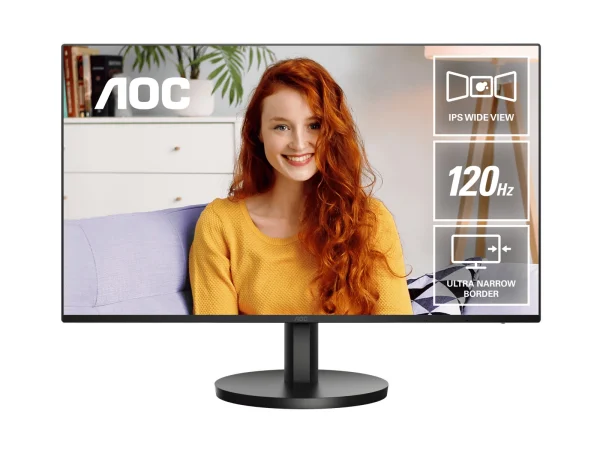AOC 24B3HA3 23.8′ IPS 1ms 120hz, Ultra Slim, Speakers, Flicker Free, FHD 1920×1080@100Hz AOC 24B3HA3 23.8' IPS 1ms 120hz, Ultra Slim, Speakers, Flicker Free, FHD 1920×1080@100Hz