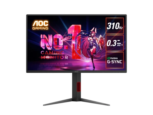 AOC 24.5' 310Hz IPS Gaming Monitor 25G4S: Fast IPS, 1920x1080 @ 310Hz, 0.3ms response
