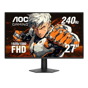 AOC 27G50Z, 27', IPS, FHD 1920x1080, 240Hz, 0.5ms, 300nits, DisplayPort 1.4, HDMI 2.0