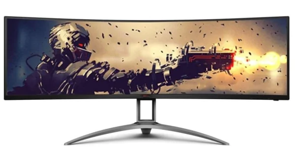 AOC AG493UCX2 49′ Curved 1800R, 5120X1440 DQHD, 32:9, Adaptive Sync, HDR 400,1ms AOC AG493UCX2 49' Curved 1800R, 5120X1440 DQHD, 32:9, Adaptive Sync, HDR 400,1ms