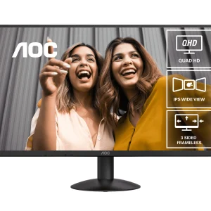 AOC 27′ IPS Q27B30E: 2560×1440 @ 75Hz, 4ms GtG, 300 nits brightness, sRGB 118% AOC 27' IPS Q27B30E: 2560×1440 @ 75Hz, 4ms GtG, 300 nits brightness, sRGB 118%