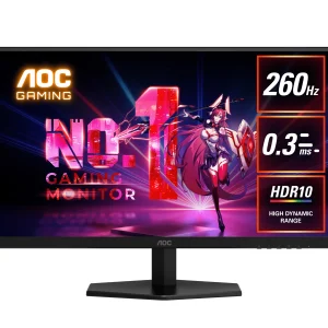 AOC Q27G42ZE 27' 260Hz Gaming Monitor : Fast IPS panel, 2560×1440 @ 260Hz, 0.3ms MPRT