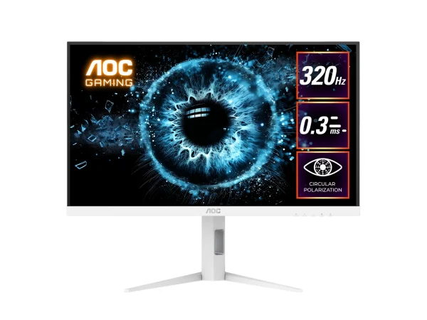 AOC 27′ Fast IPS Q27G4SL/WS: 2560×1440 @ 320Hz, 1ms GtG, 350 nits, HDR 450 nits, sRGB 125%, DP AOC 27' Fast IPS Q27G4SL/WS: 2560×1440 @ 320Hz, 1ms GtG, 350 nits, HDR 450 nits, sRGB 125%