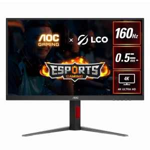 AOC U27G42 27' 4K Gaming Monitor – 160Hz 4K, 0.5ms MPRT, Fast IPS, 1.07B colors, HDR, Delta E
